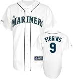 Chone Figgins Jersey: Adult 2010 Majestic Home White Replica #9 Seattle Mariners Jersey