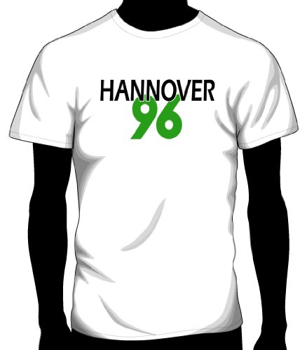 Hannover 96 Basic Logo Tee, Adult Medium - White Hannover 96 Basic Logo Tee, Adult Medium - White