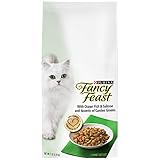 Fancy Feast Gourmet Dry Cat Food, Ocean Fish and Salmon,...