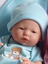 Mini La Newborn 9.5" Real Boy Blue Blanket Caucasian Berenguer Doll