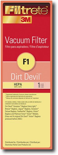 Filtrete Dirt Devil F1 HEPA Filter, 1 Filter Per Pack