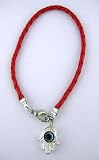 Red String Kabbalah Bracelet with Hamsa Protection Hand