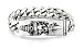 Ed Hardy By Christian Audigier: 'Do or Die' Skull and Dagger Bracelet in Stainless Steel