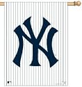 New York Yankees Pinstripes Vertical Flag: 27x37 Banner