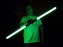 Double Ended Light Sabre - Sound Effect Glowing Laser Sword Toy from GlowGadgets for Kids Parties, Clubbing, Raves, Festivals and Lovers of Science Fiction.