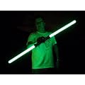 GREEN Double Ended Lightsaber Light Sabre Jedi Laser Sword - Sound Effect Glowing Laser Sword Toy from GlowGadgets for Kids Parties, Clubbing, Raves, Festivals and Lovers of Science Fiction.