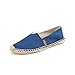 Alexis Leroy Women's Original Classic Stripe Canvas Flat Espadrilles