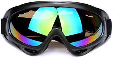KULE® Snow Googles Windproof UV400 Motorcycle Snowmobile Ski Bicycle Riding Goggles Eyewear Sports Protective Safety Glasses (Color)