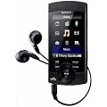 Sony NWZS544B S Series 8GB Walkman with Built-In Stereo Speakers - Black