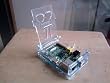 Caja para ordenador Raspberry Pi en acrilico transparente.Tapa movil