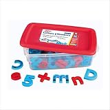 Educational Insights AlphaMagnets Jumbo Letters & Numbers and MathMagnets Combo Set-Color Coded