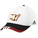 adidas Miami Heat White On Court Flex Fit Hat