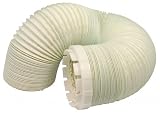 HOTPOINT & CREDA 4  Inch Diameter - 2.0 Metre Length Replacement Tumble Dryer HOSE & ADAPTOR VENT KIT
