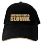 CAPS BLACK EMBROIDERY " EVERYONE LOVES SLOVAK " SLOVAKIA