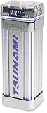 Tsunami LITEWAVE Series Capacitors Block-style capacitor with blue LCD meter 5-farad