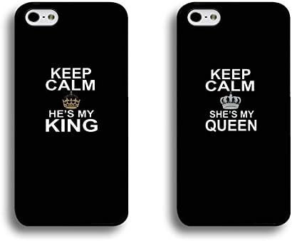 Best Friends Lovers Iphone 6 Plus/6s Plus 5.5 Inch Case,Coolest Novelty King and Queen Couple Matching Phone Case Cover for Iphone 6 Plus/6s Plus 5.5 Inch
