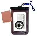 Gomadic Clean-n-Dry Waterproof Camera Case for the Pure Digital Flip Video UltraHD * unique floating design