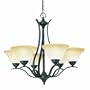 Thomas Lighting Sl8636-22 Prestige Six-Light Chandelier, Sable Bronze