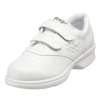 Propet Women's W3915 Vista Walker Velcro Comfort Shoe,White Smooth,9.5 XX (US Women's 9.5 EEEE)