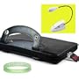 Amazon Kindle DX Melrose Leather Cover Jacket Amazon Kindle DX Melrose Leather Cover Jacket + White Double Bright Amazon Kindle 2 LED Book Light + Vangoddy tm, Live*Laugh*Love wrist band!!!