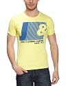 JACK & JONES Herren T-Shirt Slim Fit 12056454 FLY TEE LIME LIGHT