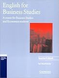 English for business studies : a course for business studies and economics students. Teacher's book