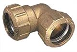 BEVO PE-Rohr-Verbindung Winkelstueck, 1 1/4x40 mm