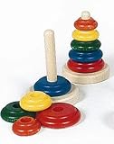 NIC Wooden Toys - Classic Stacking Tower
