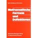 Mathematische Formeln und Definitionen