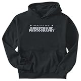 Sweatshirt Black " The Best Director Of Photography Of The World " Occupations XX-Large