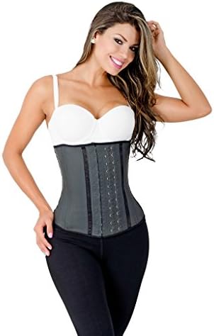 CT2022 Black Sport Cincher Corset Shapewear with 2 Hooks - Workout Girdle