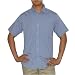 Mens Polo Golf Ralph Lauren Blue Short Sleeve Plaid Lofting Shirt - Medium