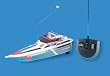 R/C Schnellboot Ocean Cruiser, Komplettset inkl. Batterien