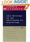 Last Writings on the Philosophy of Psychology, Volume 1