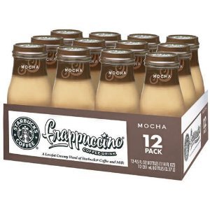 coffee bean menu-Starbucks Coffee Frappuccino Coffee Drink Mocha, 9.5 Ounce Bottles-(pack of 12) Images