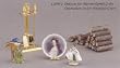 Reutter Porcelain Miniature Fireplace Decorations