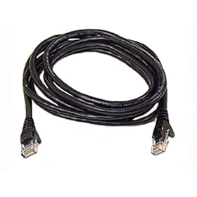 Belkin 50ft 10 100BT Fastcat5 E Utp Patch RJ45M RJ45M Snagless Black by Belkin