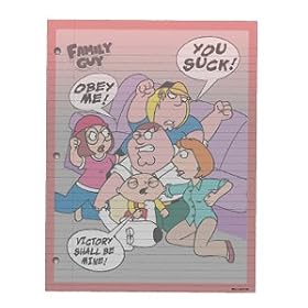 Family Guy Fight Loose Leaf Paper Pack 36 254