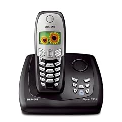 Siemens Gigaset C455 colour, Schnurloses DECT-Telefon mit Farbdisplay und integriertem Anrufbeantworter, schwarz
