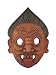 Handmade 'Dark Moon' Tribal Mask Wall Hanging (Thailand)