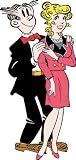 Blondie and Dagwood Life-Size Standup Poster