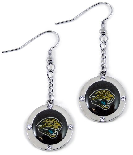 NFL Jacksonville Jaguars Crystal Dangle Earrings