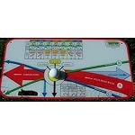 Golfer's Foot Print Golf Swing Path Training Aid