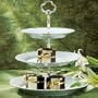 3 TIER PORCELAIN PLATES CENTERPIECE - Dinnerware