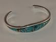 Turquoise Jewelry Sterling Silver Bracelet - BR-0017