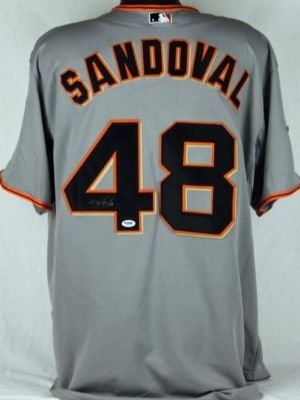 Giants Pablo Sandoval Authentic Autographed/Hand Signed Ws Jersey PSA