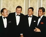 JOHN WAYNE & RONALD REAGAN 11X14 COLOR PHOTO