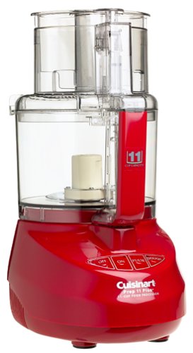 Cuisinart DLC-2011RN Prep Plus 11-Cup Food Processor, Red