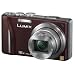 Panasonic Lumix DMC-ZS10 14.1 MP Digital Camera with 16x Wide Angle Optical Image Stabilized Zoom and Built-In GPS Function (Brown)