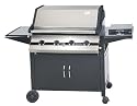 Elite Black 4 Burner Stainless Steel Barbecue - FREE DELIVERY
